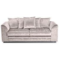 Michigan Velvet 3 Seater Sofa Mink