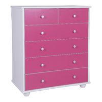 miami 2 over 4 chest of drawers