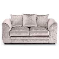 michigan velvet 2 seater sofa mink