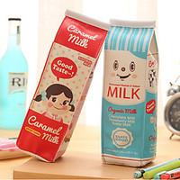 Milk Carton Design Textile Pen Bag