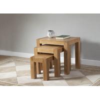 Milano Oak Nest of 3 Tables