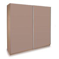 miami double sliding gloss wardrobe