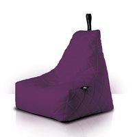 mighty b bag quilted outdoor bean bag in berry