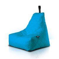 mighty b quilted outdoor bean bag in aqua