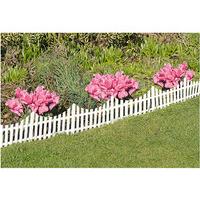 Mini White Picket Fence (3 Packs - SAVE £5)