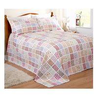 Microfibre Bedspread Set, Double + FREE cushion cover