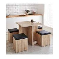 michigan space saver hideaway dining set