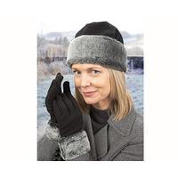 microfibre hat gloves set