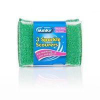 Minky Sparkle Metal Scourer Pack of 3