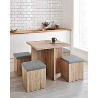 michigan space saver hideaway dining set