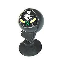 Mini Directional Traval Car Compass wiht Suction Cup - Black