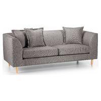 Mina 2 Seater Fabric Sofa Andre Grey