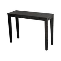 Mirrored Rectangular Console Table In Black