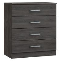 Minnesota 4 Drawer Chest Chocolate Oak