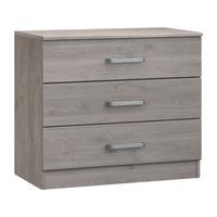 Minnesota 3 Drawer Chest Grey Oak