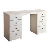 Milford Double Pedestal Dressing Table White