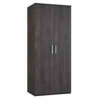 minnesota 2 door wardrobe chocolate oak