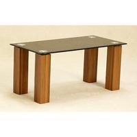 Mirage Black Glass Top Coffee Table