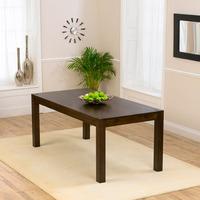 Milan 180cm Dark Oak Dining Table Only