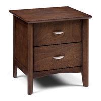 minuet 2 drawer bedside cabinet