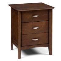 minuet 3 drawer bedside cabinet