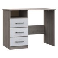 Minnesota Dressing Table Grey Oak and Flakewood White