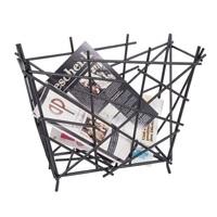 Mikado Stylish Anthrazit Finish Magazine Rack