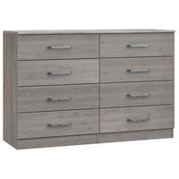 minnesota 8 drawer chest grey oak