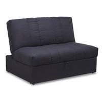 Midori Fabric Sofa Bed Luxury Black