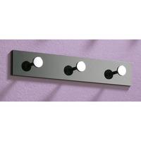 Mingo Small Black Finish Acrylic Coat Hanging Rack