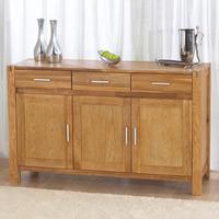 milan oak modern sideboard