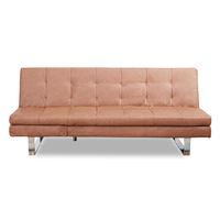 Milano Vintage Brown Faux Leather Sofabed