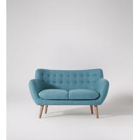 mimi two seater sofa in powder blue