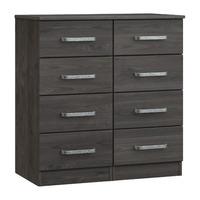 Minnesota 8 Drawer Narrow Chest Chocolate Oak