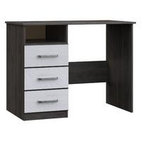 Minnesota Dressing Table Chocolate Oak and Flakewood White