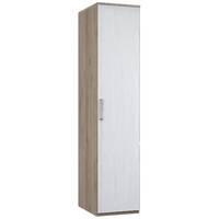 Minnesota 1 Door Wardrobe Natural Oak and Flakewood White