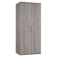 minnesota 2 door wardrobe grey oak