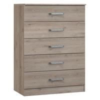 minnesota 5 drawer chest natural oak