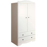 Milford 2 Door 2 Drawer Wardrobe White