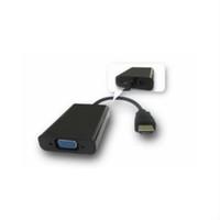 Microconnect HDMVGA2 - Adapter HDMI male - VGA female - Support Audio, 19201200 (max) - USB to Micro B for charging needed - Warranty: 25Y