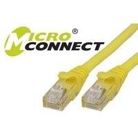 Microconnect UTP610YBOOTED - U/UTP CAT6 10M Yellow Snagless - Unshielded Network Cable, - LSZH, 4x2xAWG 24 CU, 10 Meter - Warranty: 25Y