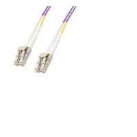 Microconnect FIB440401P fiber optic cable - fiber optic cables (LC/PC, LC/PC, Male, Purple)