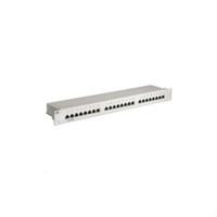 MicroConnect Patch Panel CAT 5e 24 port shielded.LSA Terminals, Grey, PP-011