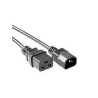 Microconnect C14/C19 2m - power cables (C14 coupler, C19 coupler, Male/Female, Straight, Straight, Black)