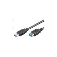 Microconnect USB3.0AAF5B - USB3.0 A-A 5m M-F - Black - Warranty: 25Y