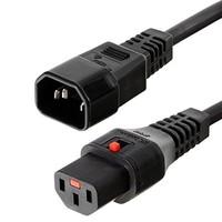 Microconnect PC1022 Iec Lock C13 to C14 1.00mm2 3M Black - ( > Cables > Power cables > Pro Power w/lock)