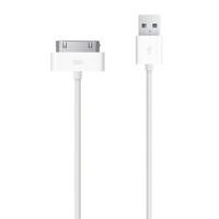 Microconnect USB - Apple 30-p - USB cables (USB B, Apple 30-p, Male/Male, Straight, Straight, White)