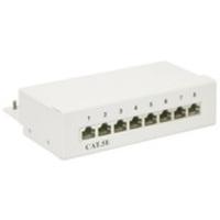 Microconnect PP-008 - Patch Panel CAT 5e 8 port, STP - Shielded .LSA Terminals, Grey - LSA Compatible Terminals - Warranty: 1Y