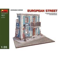 miniart 135 scale european street diorama plastic model kit