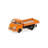 minichamps hanomag kurier kipper 1958 orange 143 scale diecast model